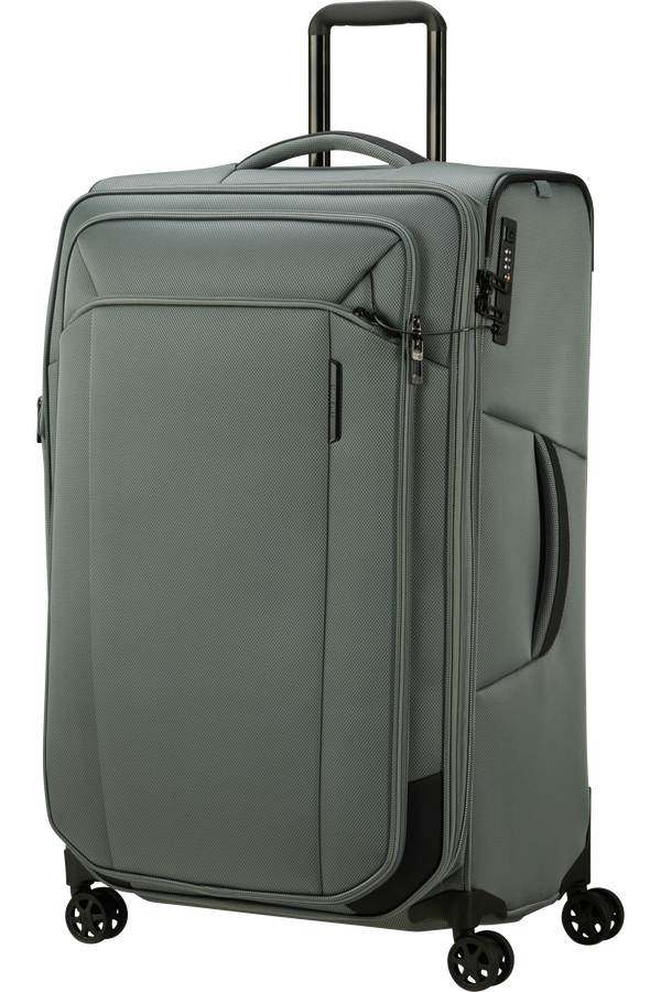 Mala de Viagem Grande 79cm 4 Rodas Expansível Verde-Acinzentado - Respark | Samsonite