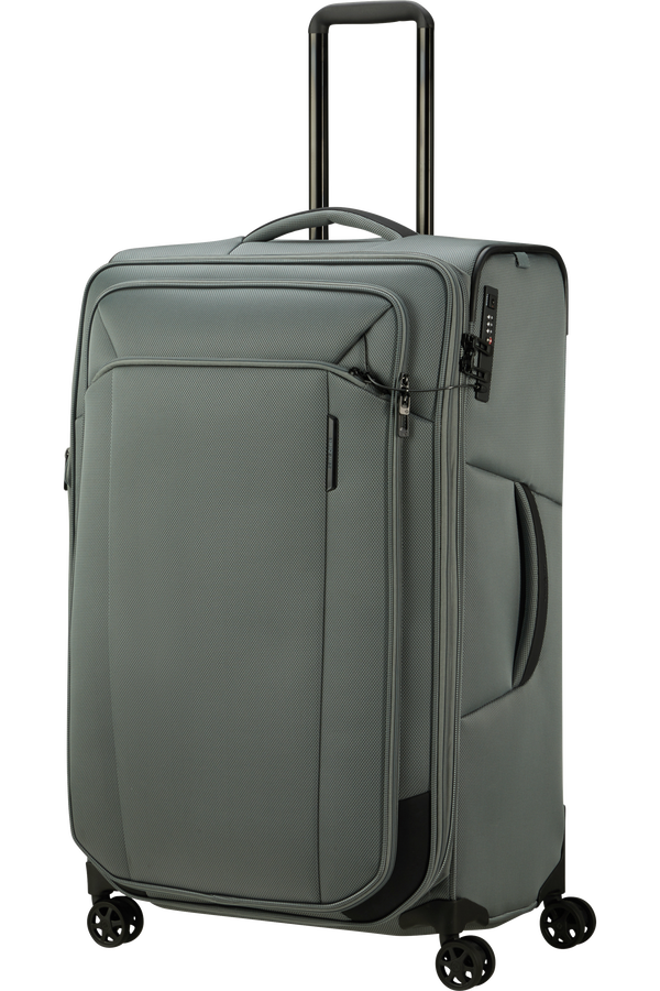 Mala de Viagem Grande 79cm 4 Rodas Expansível Verde-Acinzentado - Respark | Samsonite