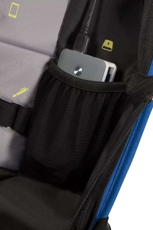 Mochila Antirroubo para Portátil 15.6" com Porta USB Azul Caneta - Securipak | Samsonite