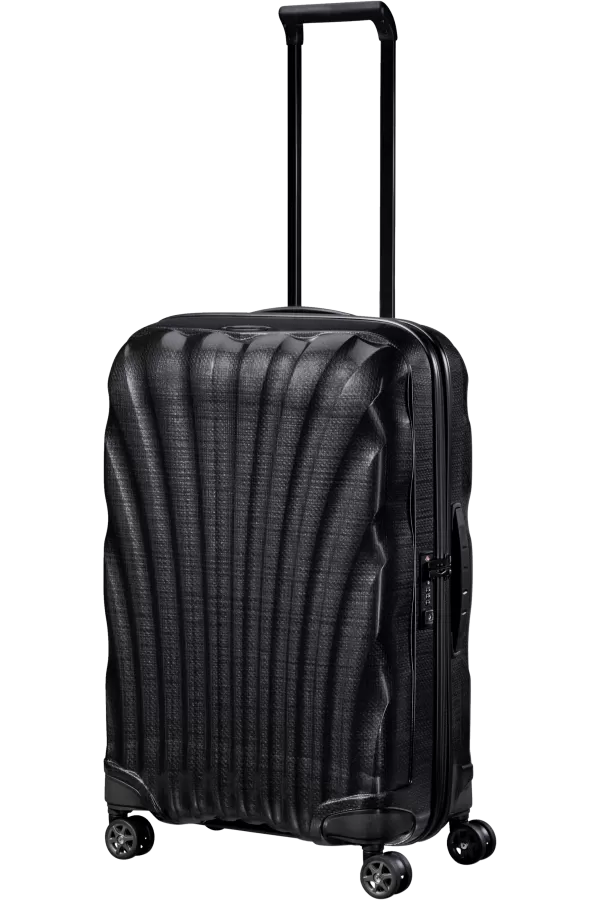 Mala de Viagem Média 69cm 4 Rodas Preta - C-Lite | Samsonite