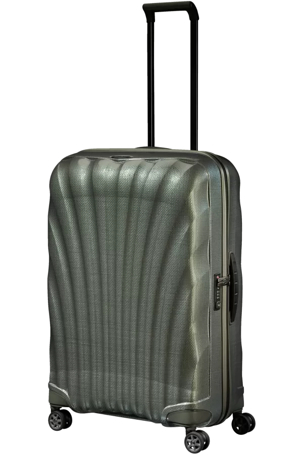 Mala de Viagem Grande 75cm 4 Rodas Verde Metálico - C-Lite | Samsonite