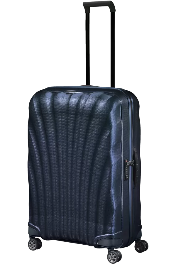 Mala de Viagem Grande 75cm 4 Rodas Azul Meia-Noite - C-Lite | Samsonite