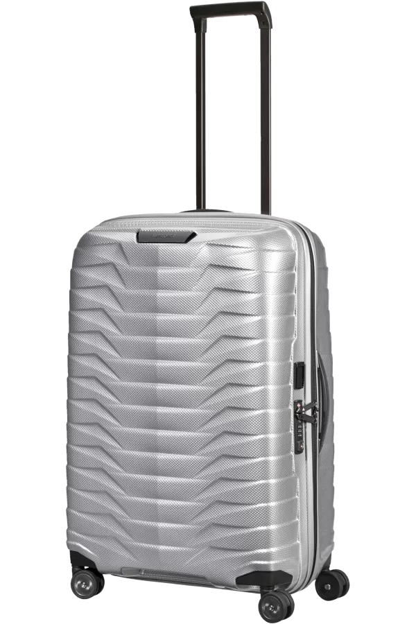 Mala de Viagem Média 69cm 4 Rodas Prateada - Proxis | Samsonite