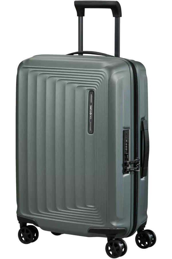 Mala de Cabine 55cm Expansível 4 Rodas Caqui Mate - Nuon | Samsonite