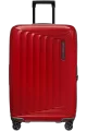 Mala de Viagem Média 69cm Expansível 4 Rodas Vermelho Metálico - Nuon | Samsonite