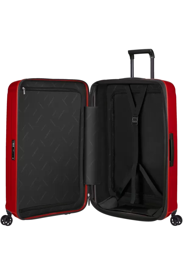 Mala de Viagem Média 69cm Expansível 4 Rodas Vermelho Metálico - Nuon | Samsonite