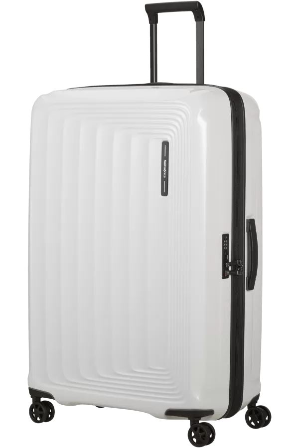 Mala de Viagem Extragrande 81cm Expansível 4 Rodas Branco Metálico - Nuon | Samsonite