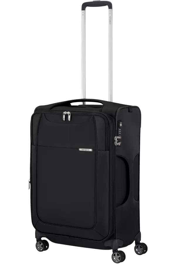 Mala de Viagem Média 63cm Expansível 4 Rodas Preta - D'Lite | Samsonite