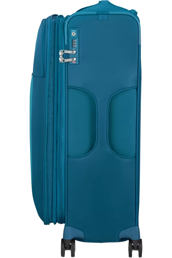 Mala de Viagem Grande 71cm Expansível 4 Rodas Azul Petróleo - D'Lite | Samsonite