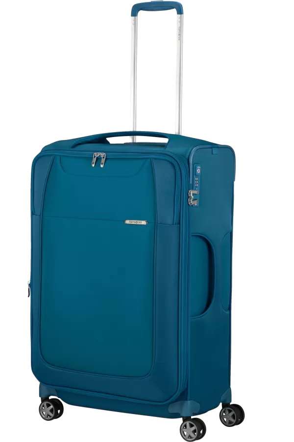 Mala de Viagem Grande 71cm Expansível 4 Rodas Azul Petróleo - D'Lite | Samsonite