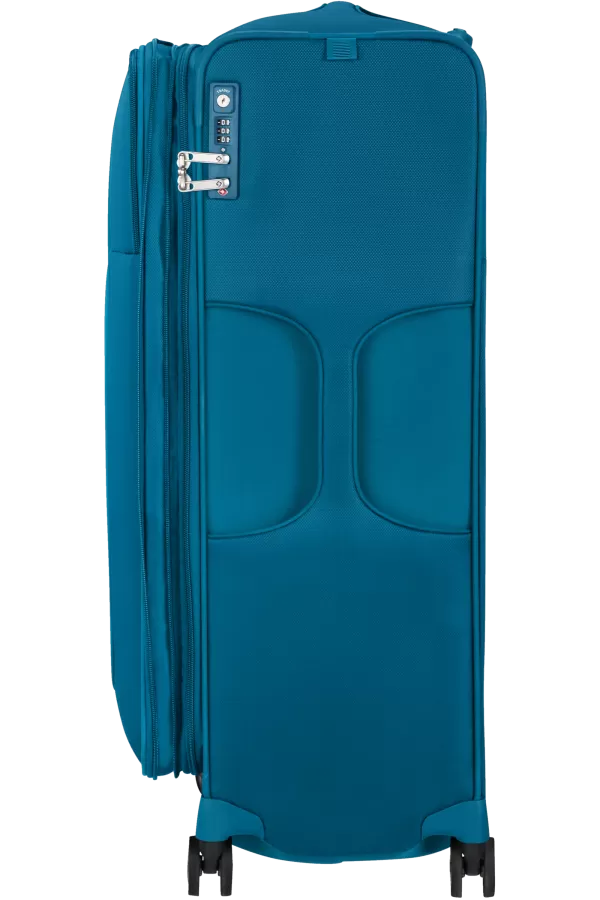 Mala de Viagem Grande 78cm Expansível 4 Rodas Azul Petróleo - D'Lite | Samsonite