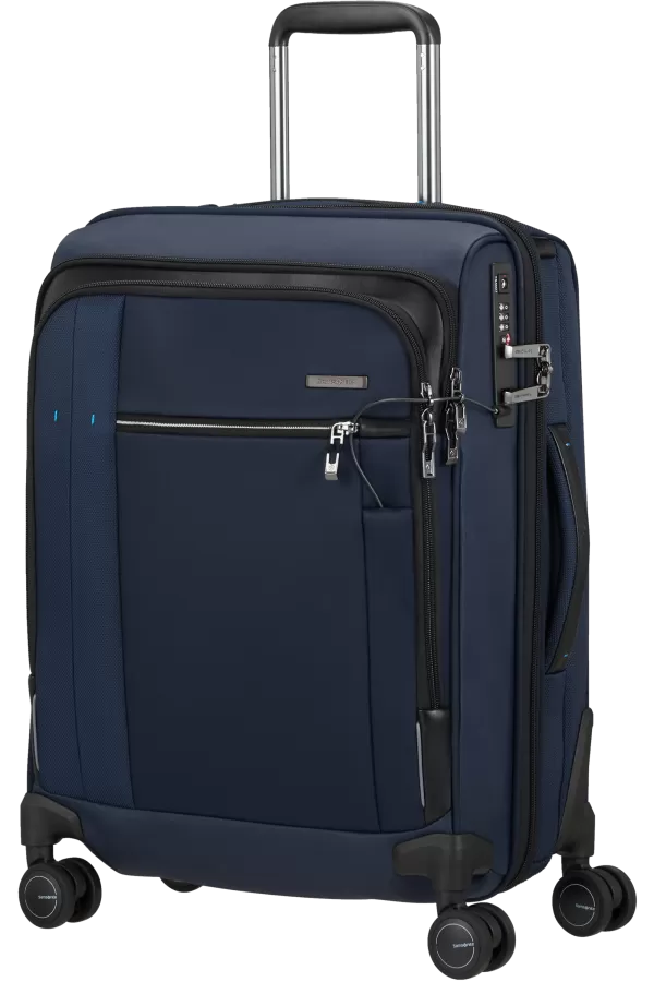 Mala de Cabine 55cm 4 Rodas Expansível Azul Escuro - Spectrolite 3.0 TRVL | Samsonite