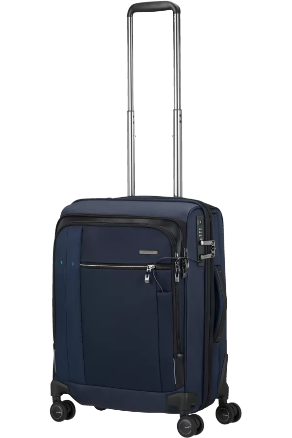 Mala de Cabine 55cm 4 Rodas Expansível Azul Escuro - Spectrolite 3.0 TRVL | Samsonite