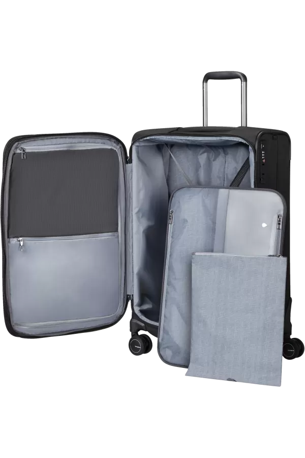 Mala de Viagem Média 68cm 4 Rodas Expansível Preta - Spectrolite 3.0 TRVL | Samsonite