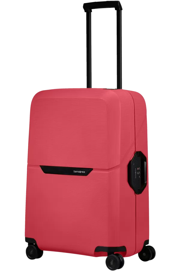 Mala de Viagem Média 69cm 4 Rodas Gerânio Vermelho - Magnum Eco | Samsonite